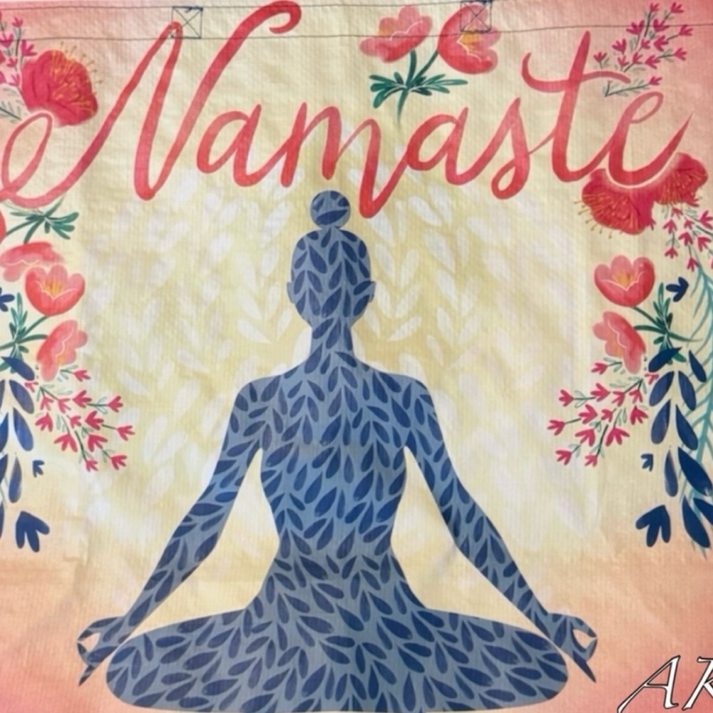 Namaste Yoga Reusable Tote Bag